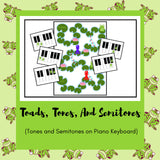 Toads, Tones, and Semitones | Tones And Semitones Identification Game