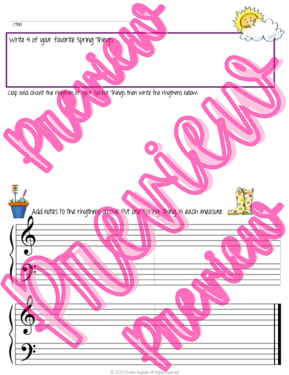 Annual music composition book Music Teacher Resources