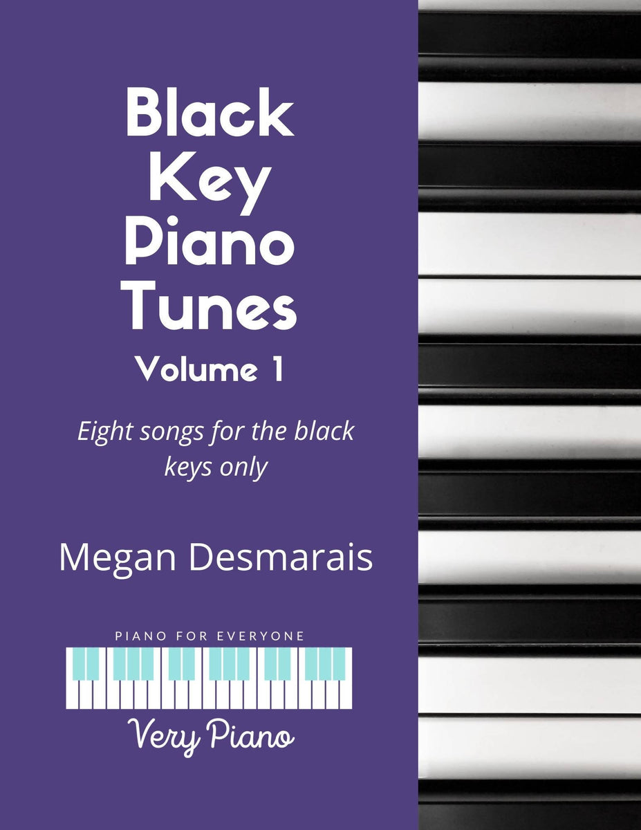 Black Notes Piano Songs for Beginners - on the Black Keys!