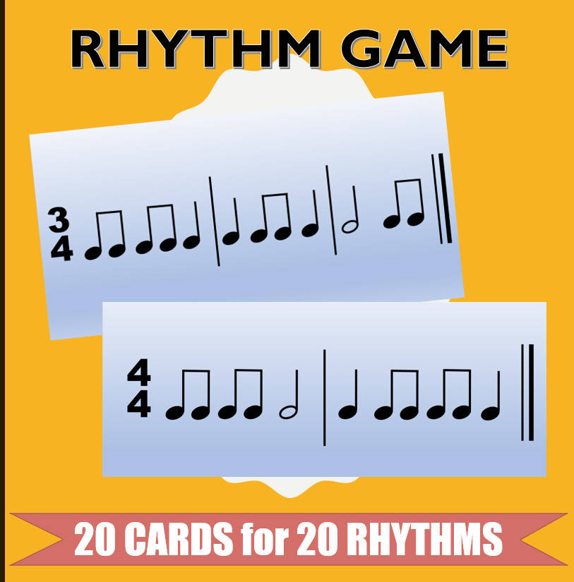 Rhythm Card Games Music Teacher Resources