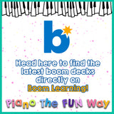 Boom Cards: Find Middle C, D and E on the Staff (Great for Beginners)