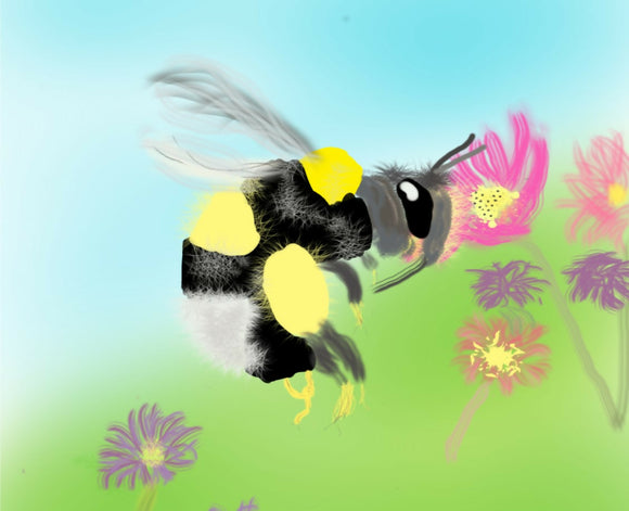 Busy Buzzy Fuzzy Bumble Bee