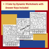 Color By Dynamics Music Worksheet - Back to School