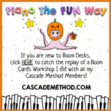 Boom Cards: Candy Corn Flat Key Signatures Level 2 (Treble)