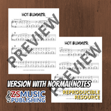 HOT SUMMER – Early Intermediate Piano Solo | Bluesy Summer Piano Sheet Music