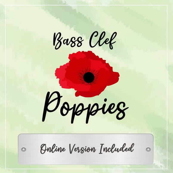 Bass Clef Poppies