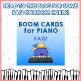 Boom Cards: Easy Major Chord Inversions - Caterpillar Theme