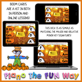 Boom Cards: Candy Corn Key Signatures 1 (Bass)