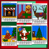 Christmas Color by Dynamics Worksheets - Music Dynamics Activities