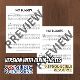 HOT SUMMER – Early Intermediate Piano Solo | Bluesy Summer Piano Sheet Music