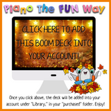 Boom Cards: Candy Corn Puzzles Notes Level 3