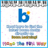 Boom Cards: Easy Minor Caterpillar Chords (Cm, Dm, Em, Fm, Gm, Am & Bm)