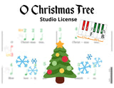 Christmas on the Black Keys - Pre-staff Piano Sheet Music - Studio License