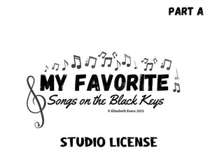 My Favorite Songs on the Black Keys - Part A - 3 Black Keys - Studio License