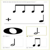 Google Classroom DIGITAL Music Theory Lesson 21: Eighth Notes - Self-Grading