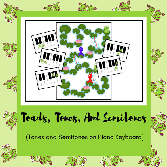Toads, Tones, and Semitones | Tones And Semitones Identification Game