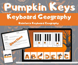 Pumpkin Keys - Halloween Keyboard Geography Card Game
