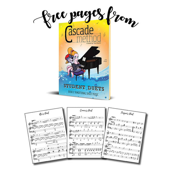 Student Duets Book 1 – Traditional Sheet Music (Free Pieces)