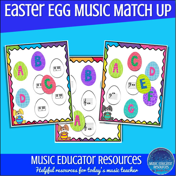 Easter Egg Music Match Up Game