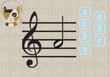 TREBLE AND BASS NOTES COMBINED BOOM CARDS