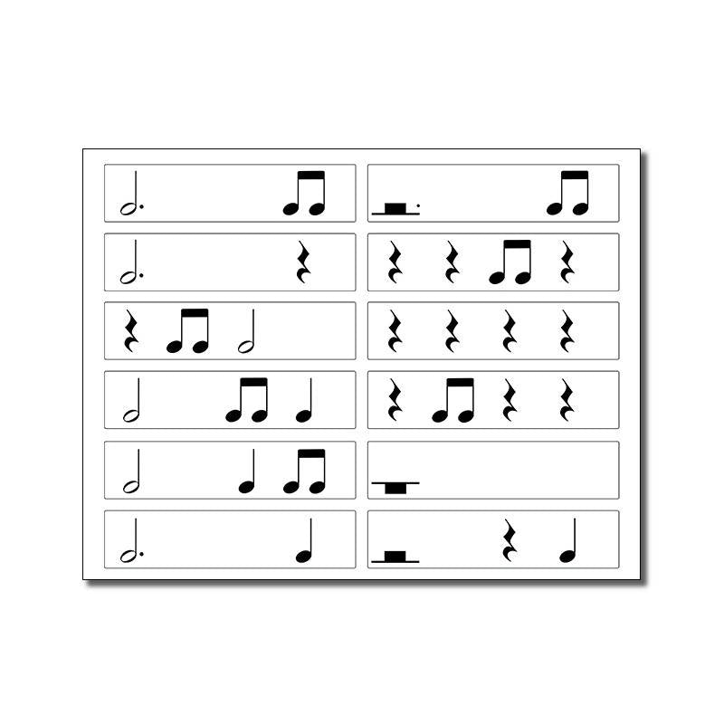 Rhythm Strips in 4/4 – Music Teacher Resources