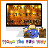 Boom Cards: Candy Corn Puzzles Notes Level 2