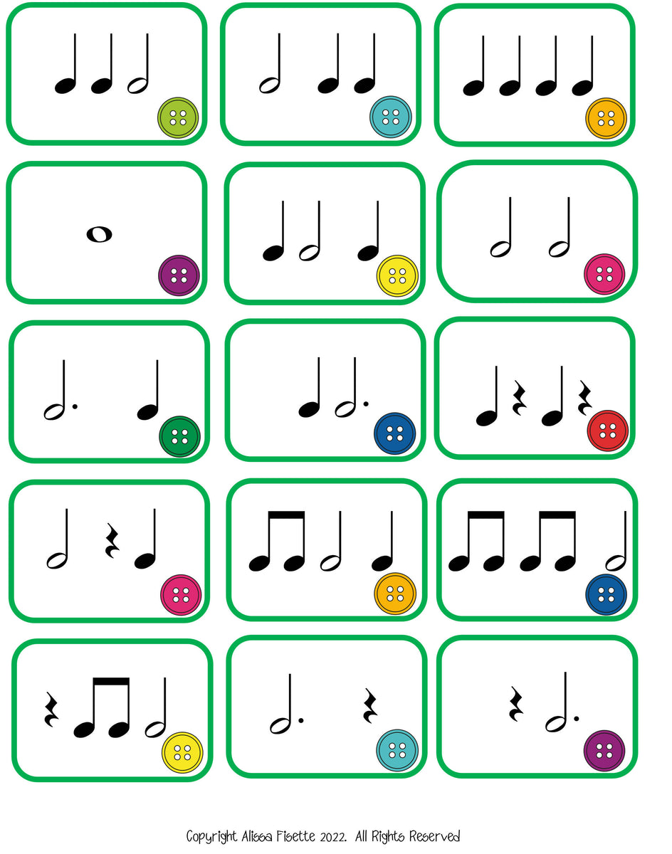 Signature Sort Time Signature Button Sort – Music Teacher Resources