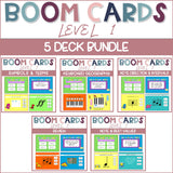 ON A FUNNY NOTE LEVEL 1 BOOM CARDS: 5-DECK BUNDLE