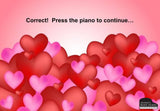 Valentine's Treble Clef Digital Game