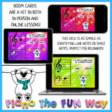 Boom Cards: Line Notes & Space Notes