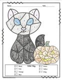Color by Music | Reproducible Music Coloring Sheets | Halloween