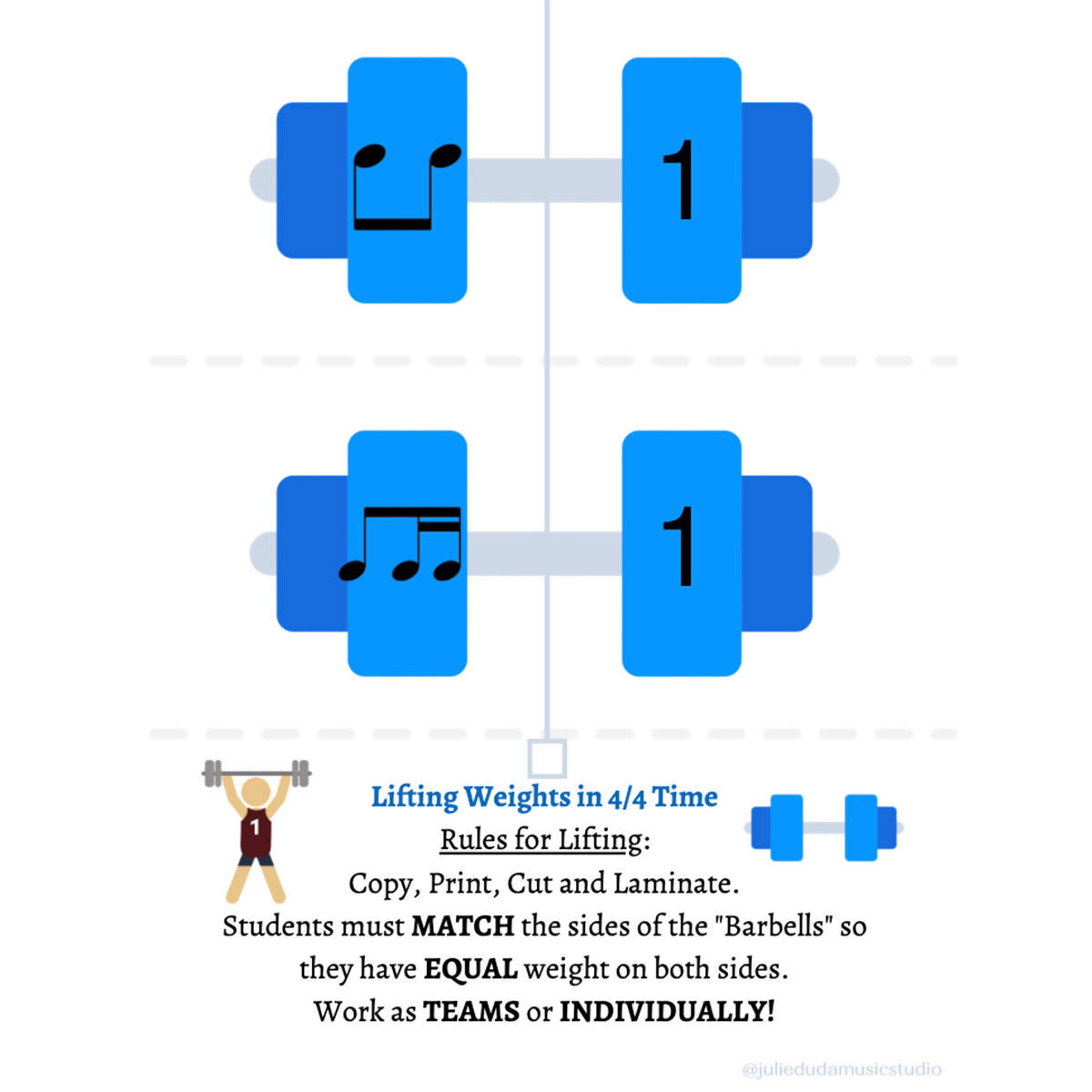 Lifting Musical Weights – Music Teacher Resources