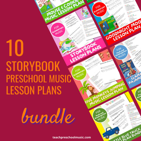 Storybook Music Lesson Plan Bundle