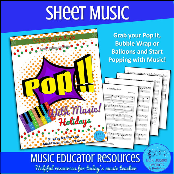 Carol of the Pops | Pop With Music Holidays | Sheet Music | Unlimited Studio License