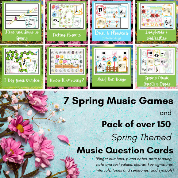 7 Multi-Level Spring Music Games (2022 Version) | Music Theory for Various Levels