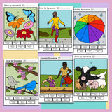 Spring Themed Color by Dynamics Worksheets | Music Dynamics Activities