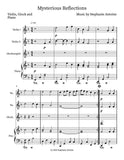 Mysterious reflections - Full Score