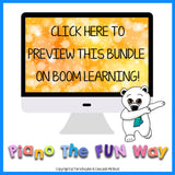 Boom Cards: Beginner Piano Bundle