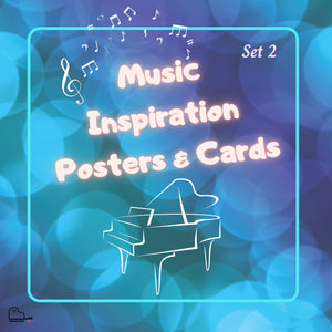 Music Motivation Posters & Cards – SET 2
