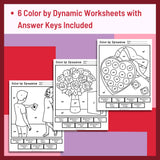 Valentine’s Day Color by Dynamics Worksheets | Music Dynamics Activities