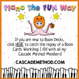 Boom Cards: Candy Corn Sharp Key Signatures Level 2 (Bass)