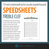 SpeedSheets: Treble Clef