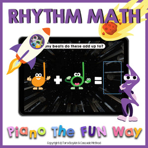 Boom Cards: Rhythm Math (Keyboard Required)