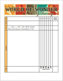 World of Wonder: a sightseeing adventure Practice Incentive Theme