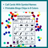 Musical Symbol Bingo: Learn and Identify Basic Music Symbols Game
