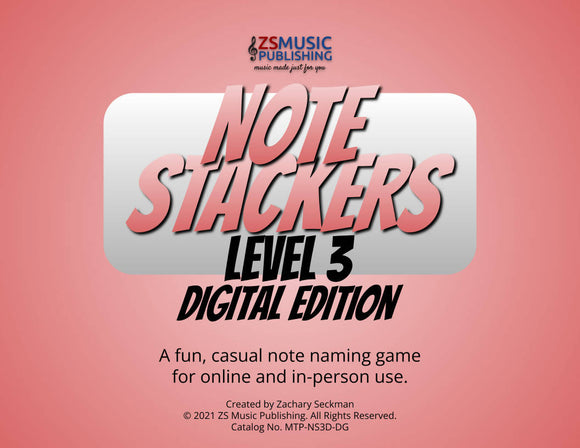 NoteStackers Level 3 Digital Edition