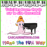 Boom Cards: Notes Sur Les Lignes, Sur La Portée