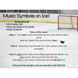 Music Symbols on Ice