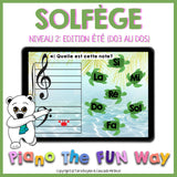 French BC: Solfege Niveau 2 Edition Été (Do3 au Do5)