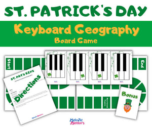 St. Patrick's Day Keyboard Geography Board Game